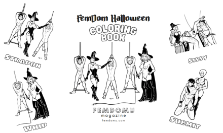 FemDom Halloween Coloring Book