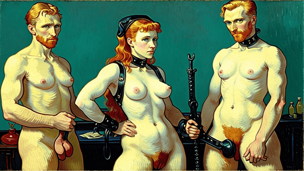 Femdom Art - Femdom Artwork Inspired by Vincent van Gogh - FemDom U