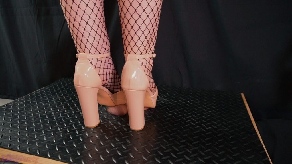 Sexy Pink Stiletto CBT - Trampling, Bootjob, Ballbusting