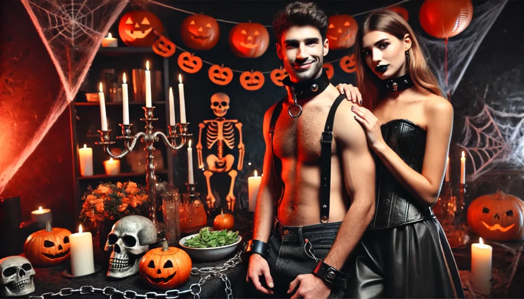 My Girlfriend’s Rules for Halloween: Shirtless, Locked, and Controlled