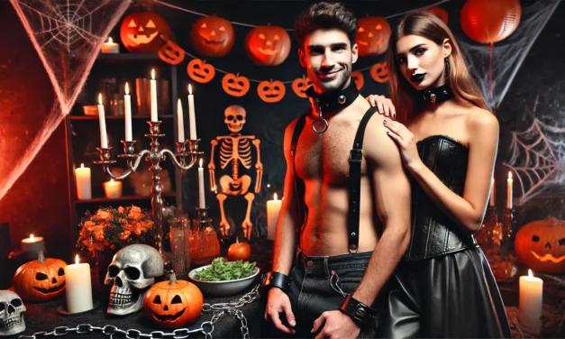 My Girlfriend’s Rules for Halloween: Shirtless, Locked, and Controlled