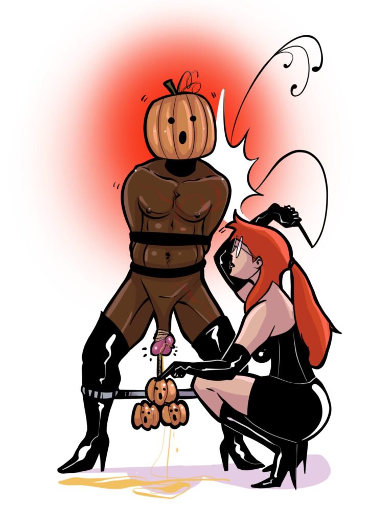 Twas All Hallows’ Eve, and his Pumpkins Were Bound