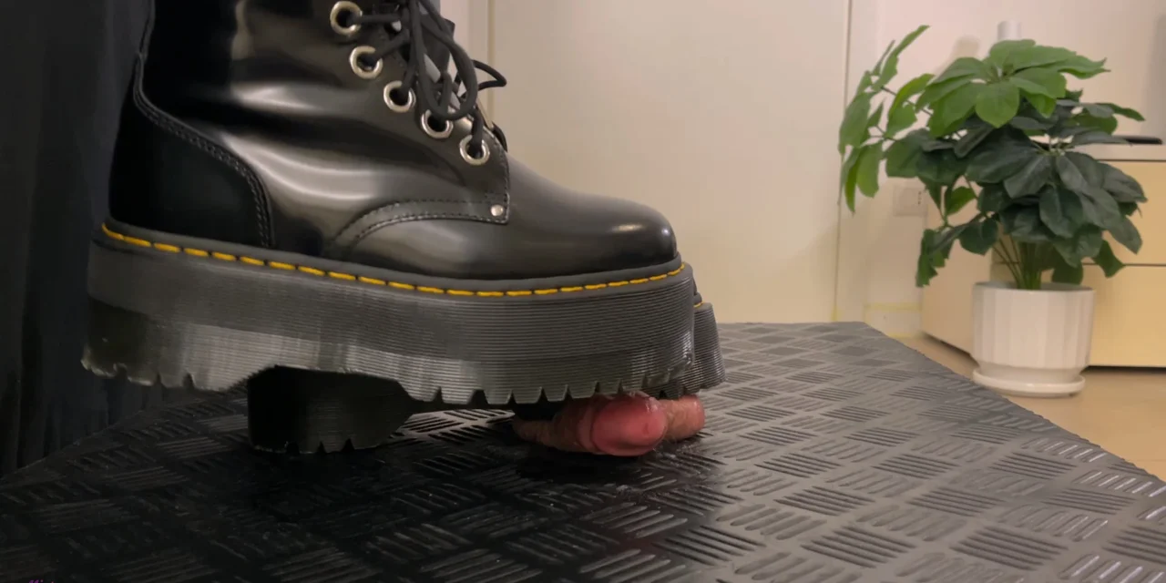 Cock and Balls Trampled by Dr. Martins