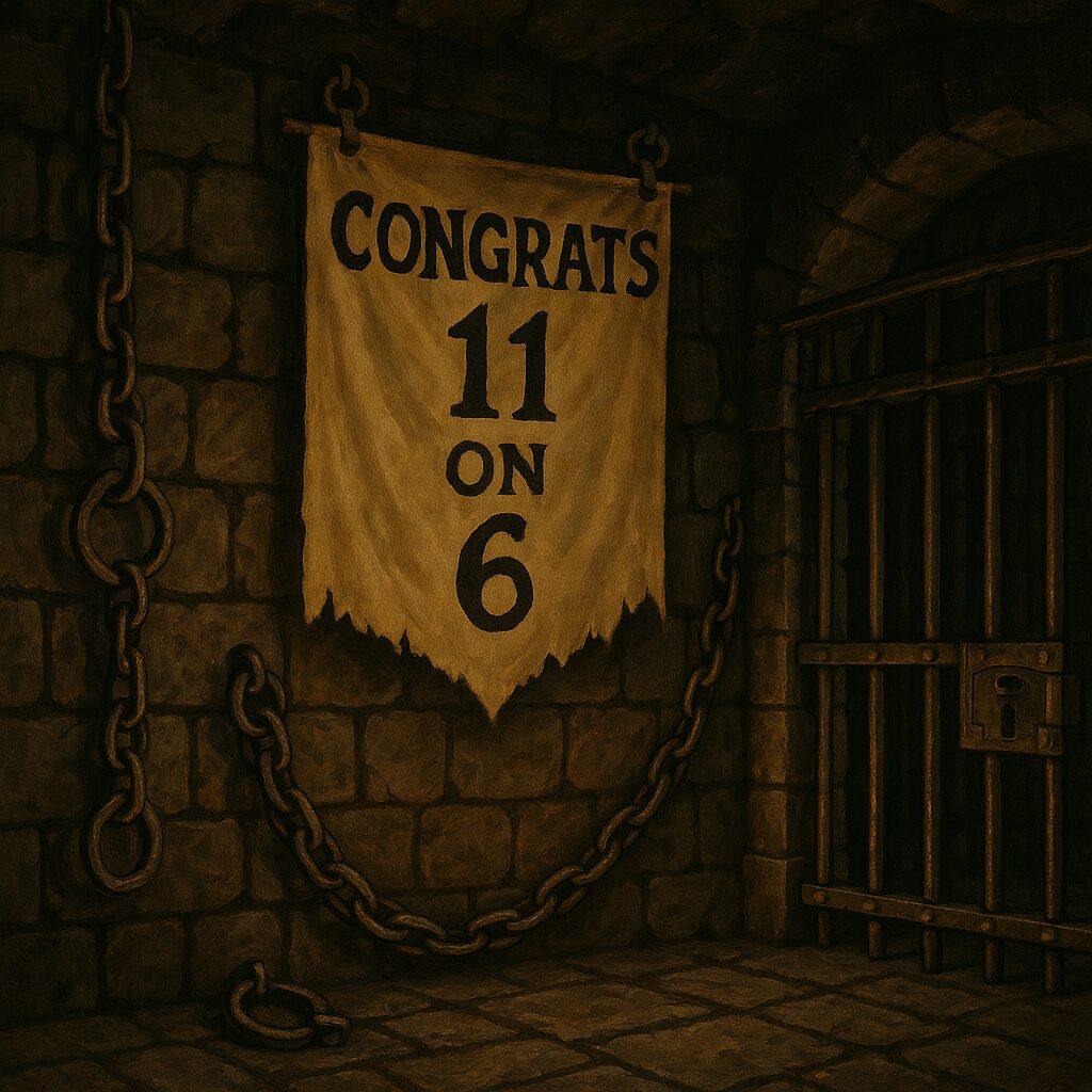 Six Months of Submission;  Congratulations, eleven!