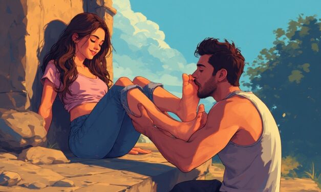 Tease Him with Public Foot Worship Anywhere You Go