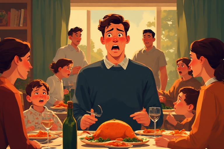 My First Thanksgiving With Her Family