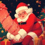 Mrs. Claus and the Giant Candycane Strap