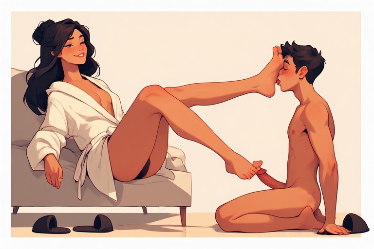 How My Sub Starts Every Day at My Feet