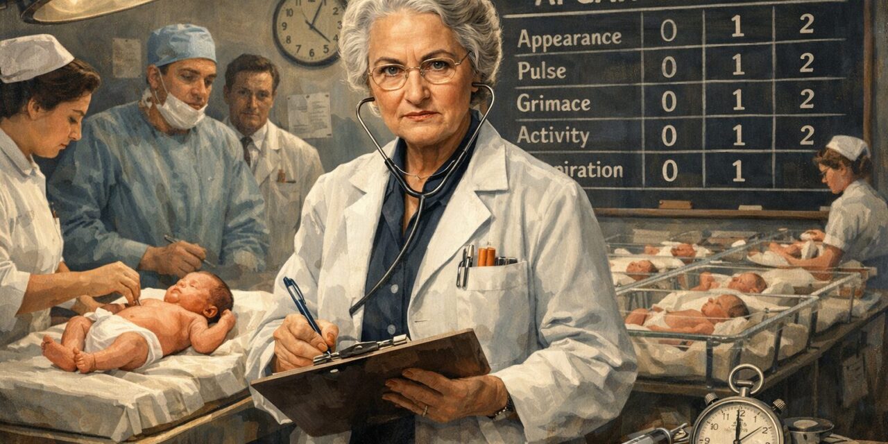 Virginia Apgar + The Woman Who Commanded the First Breath