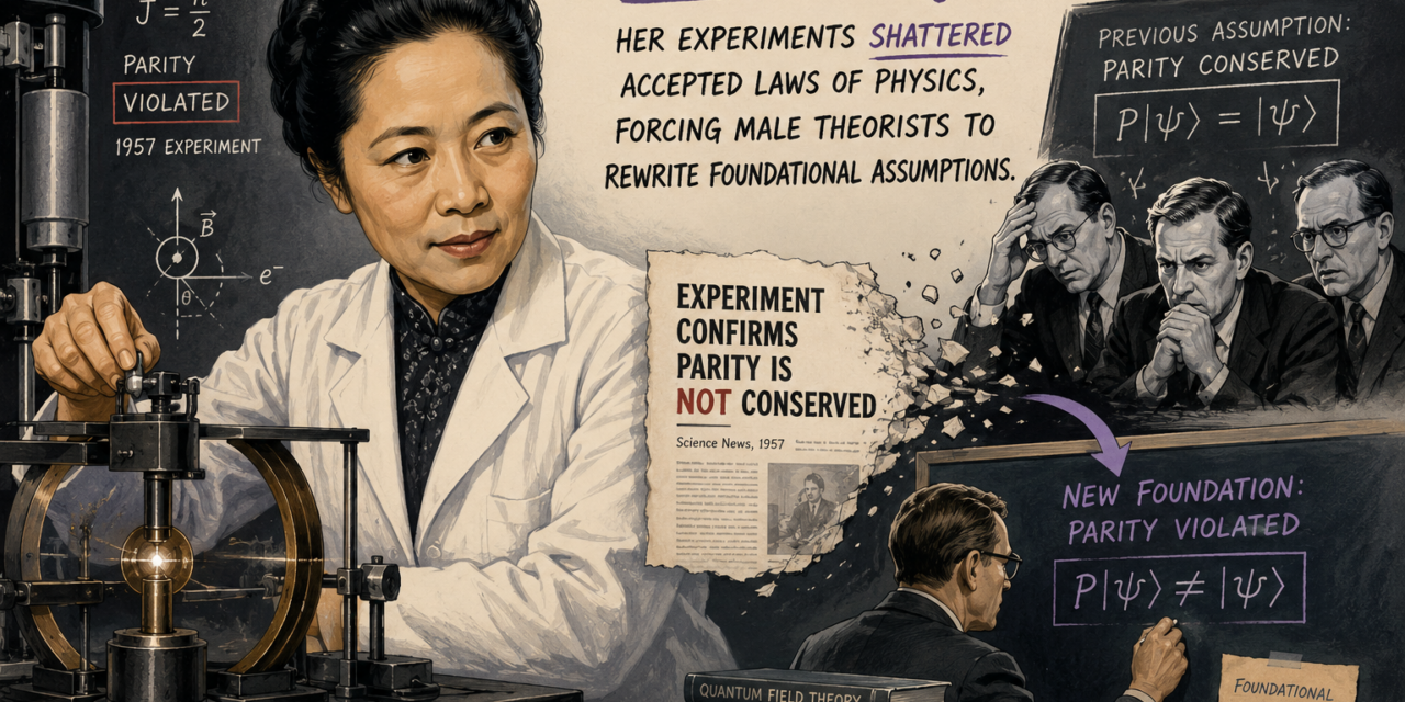 Chien-Shiung Wu and the Experiment That Forced Physics to Kneel