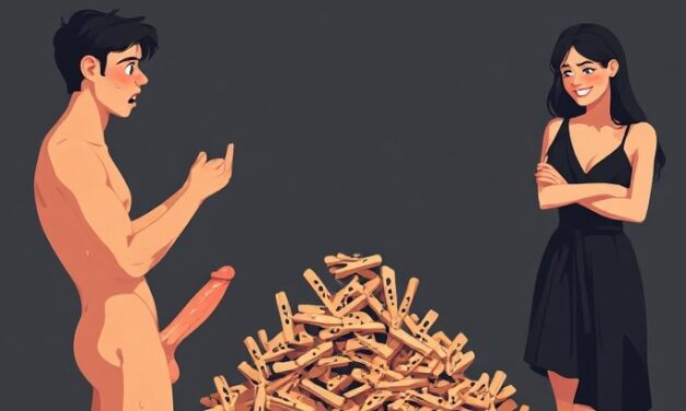 The Art of the Femdom Zipper And His Countdown to the End