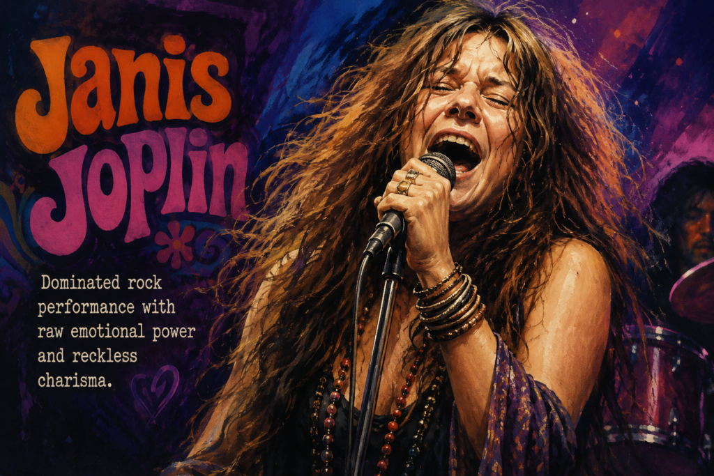 Janis Joplin Dominated With a Voice That Refused to Be Tamed