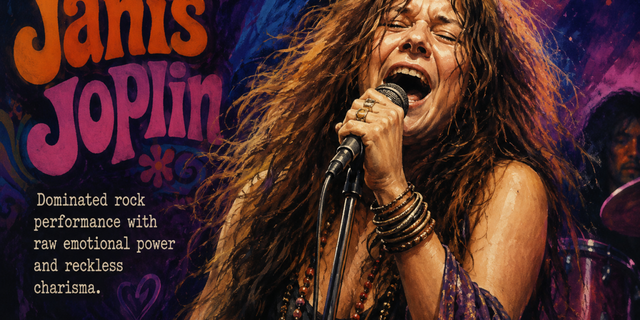 Janis Joplin Dominated With a Voice That Refused to Be Tamed
