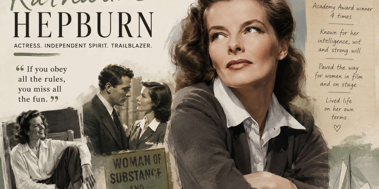 Katharine Hepburn Dominated History by Refusing to Become Hollywood’s Perfect Lady