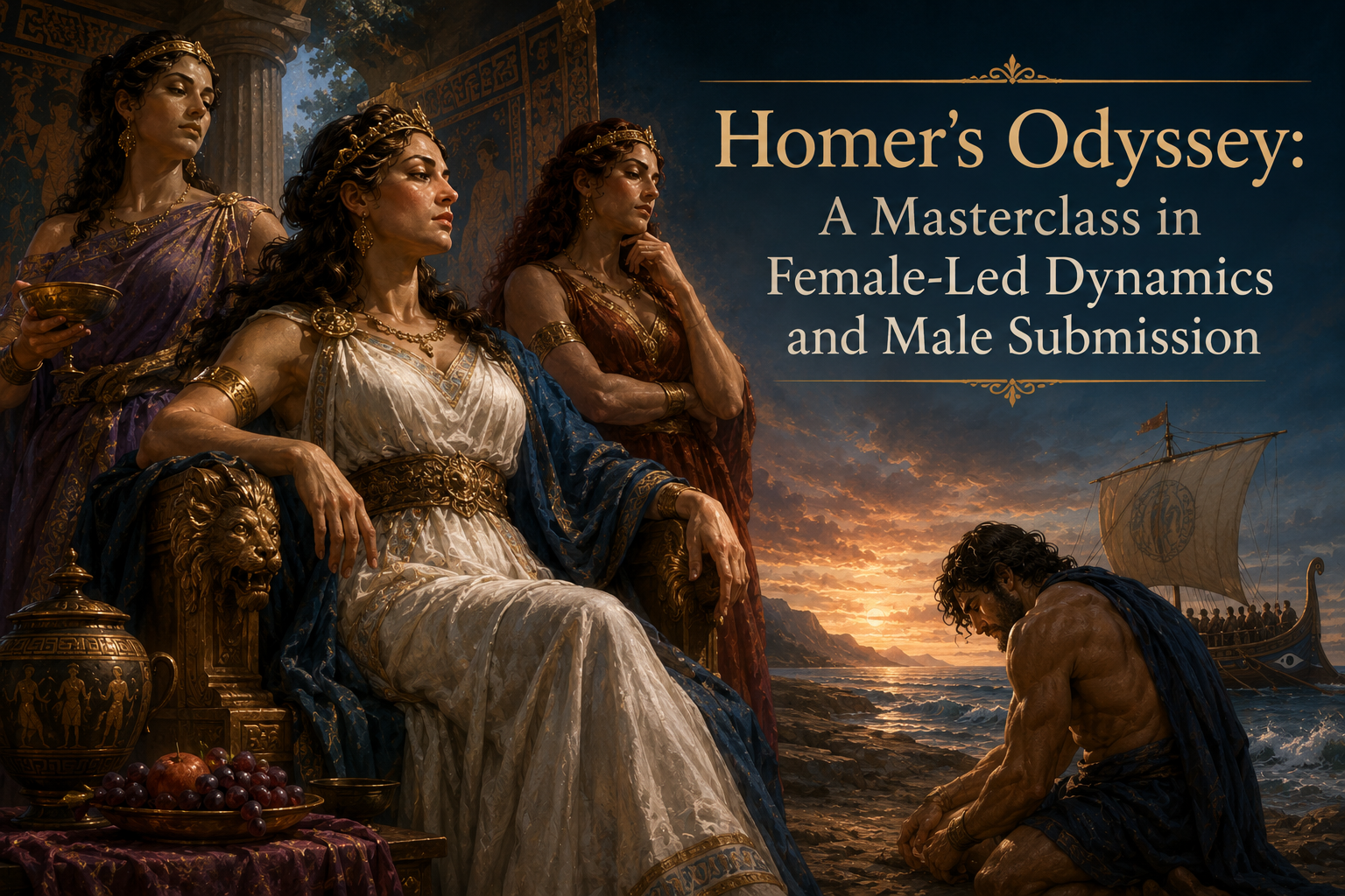 Homer’s Odyssey: A Masterclass in Female Dominance Homer’s Odyssey: A Masterclass in Female Dominance
