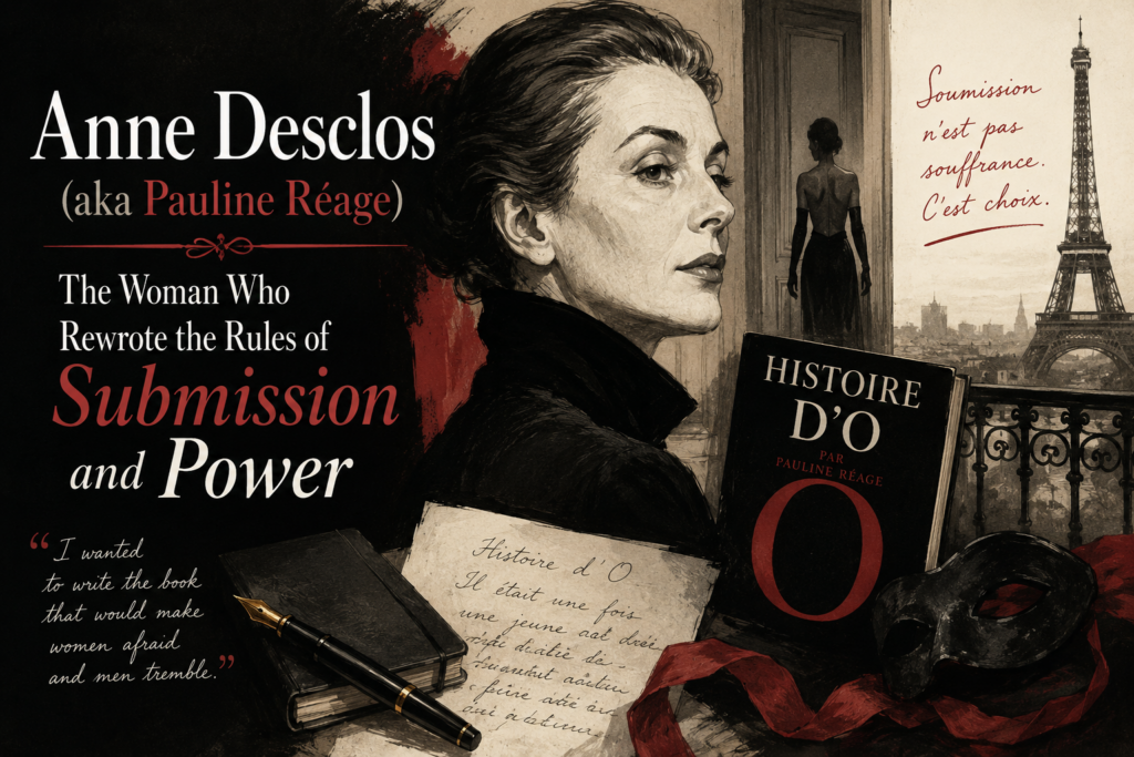 Anne Desclos – The Woman Who Rewrote the Rules of Submission and Power