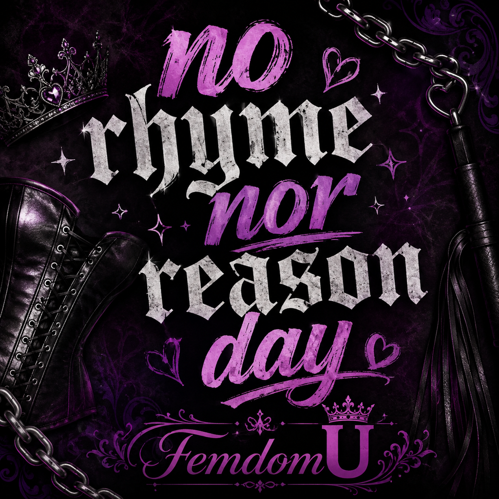 No Rhyme, No Reason, Just Obey